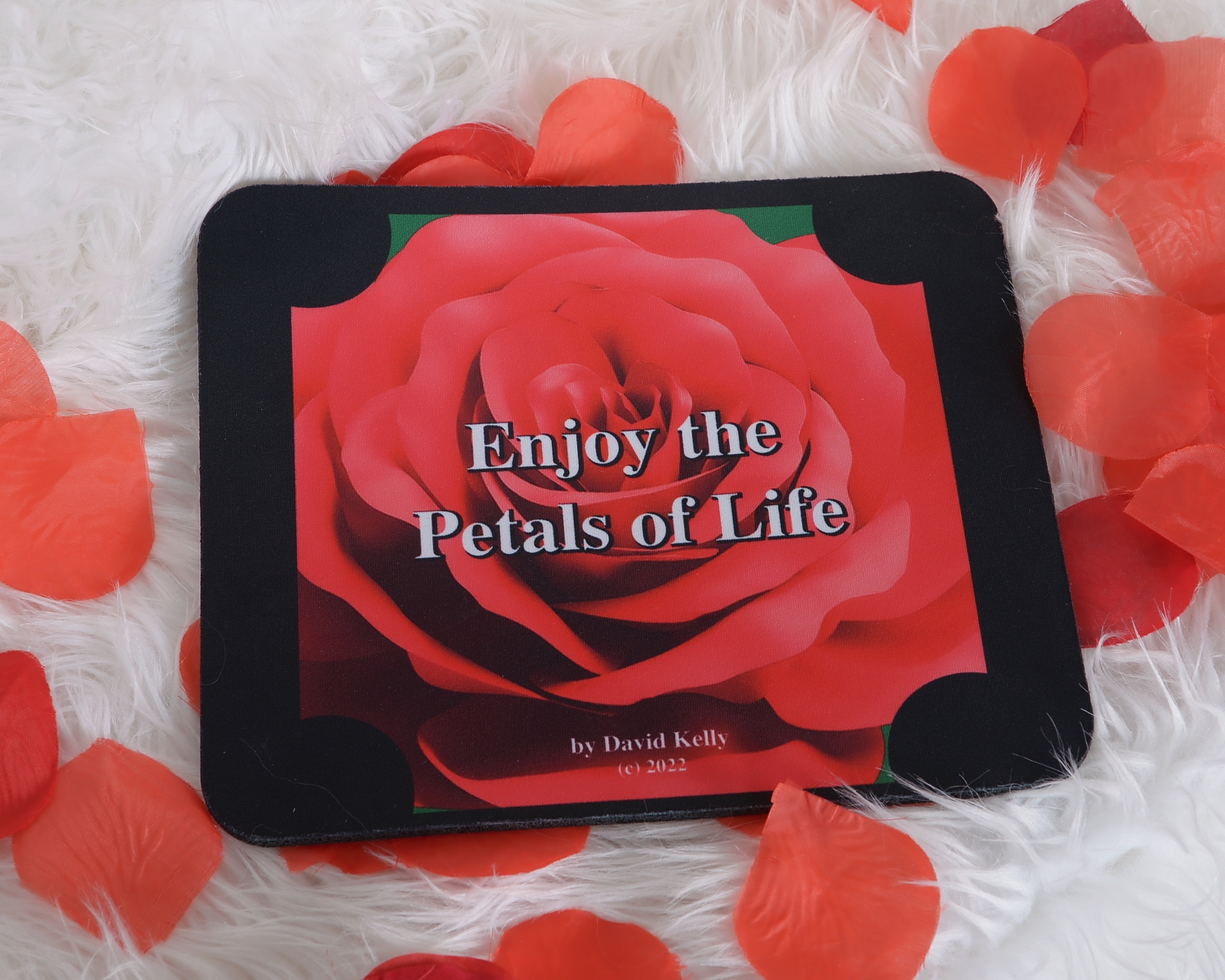 Enjoy the Petals Mouse Pad